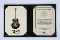 2016 Gibson Montana Bob Dylan SJ-200 Players Edition Vintage Sunburst