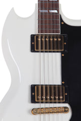 2007 Gibson Custom Shop EDS-1275 SG Double Neck Electric Guitar White