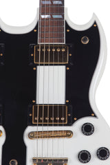 2007 Gibson Custom Shop EDS-1275 SG Double Neck Electric Guitar White