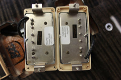 2012 Left Handed Gibson Les Paul Standard Plus Trans Black Flame Top