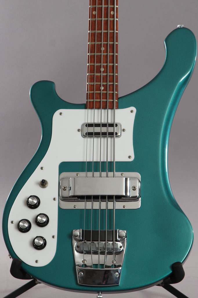 1994 Left Handed Rickenbacker 4003S/5 5-String Bass Turquoise ~Super Rare~