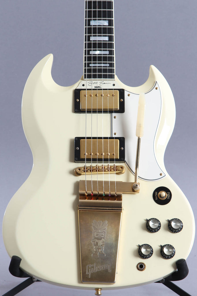 Gibson Custom Shop Elliot Easton Signature Sg Custom Classic White