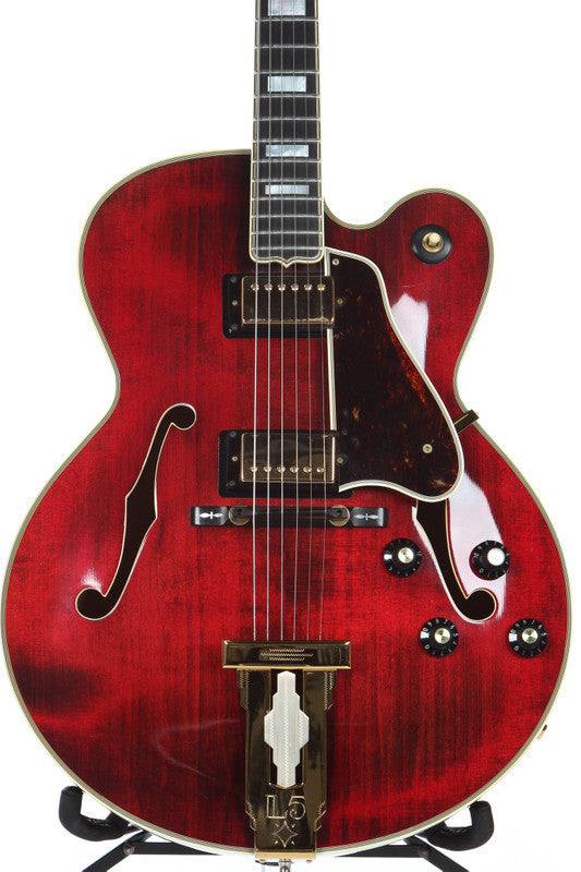 1977 Gibson L5-CES Archtop Guitar Wine Red
