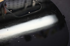 2012 Left Handed Gibson Les Paul Standard Plus Trans Black Flame Top