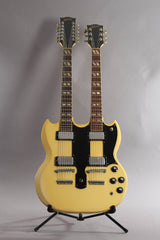 1974 Gibson EDS-1275 Sg Double Neck Electric Guitar White ~Video Of Guitar~