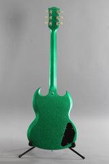 2008 Left Handed Gibson Custom Shop SG Custom Green Sparkle