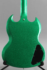 2008 Left Handed Gibson Custom Shop SG Custom Green Sparkle