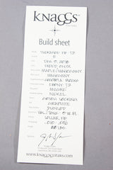 2018 Knaggs Tuckahoe Tier 2 Faded Onyx ~Cocobolo Fingerboard~