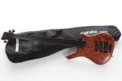 1989 Warwick Thumb Neck Thru NT 5 String Fretless Bass Guitar -RARE-