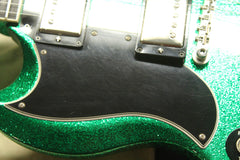 2008 Left Handed Gibson Custom Shop SG Custom Green Sparkle