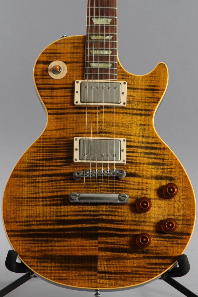 2003 Gibson Custom Shop Joe Perry Signature Boneyard Les Paul Green Tiger