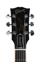 2012 Left Handed Gibson Les Paul Standard Plus Trans Black Flame Top