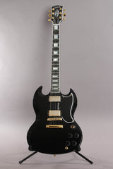 2018 Gibson Custom Shop Sg Custom Ebony Black