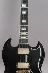 2018 Gibson Custom Shop Sg Custom Ebony Black