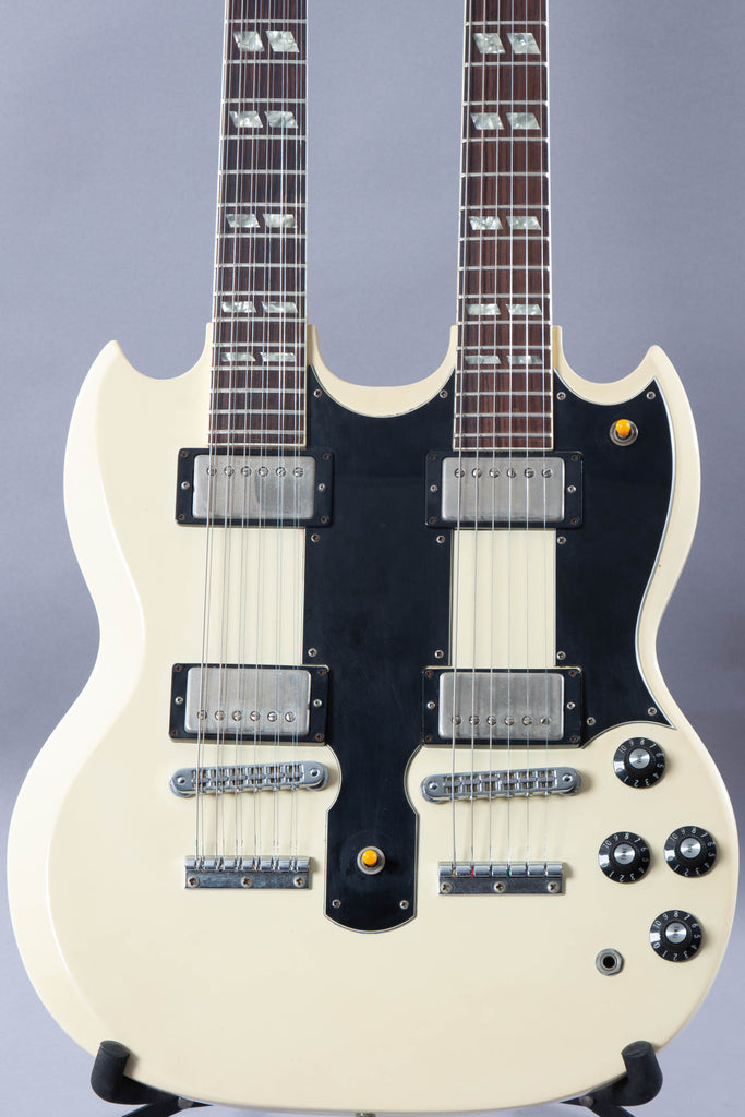 1982 Gibson EDS-1275 Sg Double Neck Electric Guitar White