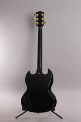 2018 Gibson Custom Shop Sg Custom Ebony Black