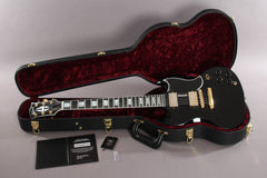 2018 Gibson Custom Shop Sg Custom Ebony Black
