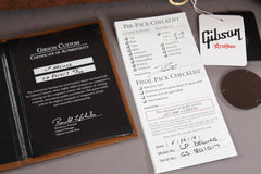 2018 Gibson Custom Shop 1975 Les Paul Deluxe Tribute Limited Edition Basalt Blue Sparkle