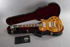 2003 Gibson Custom Shop Joe Perry Signature Boneyard Les Paul Green Tiger