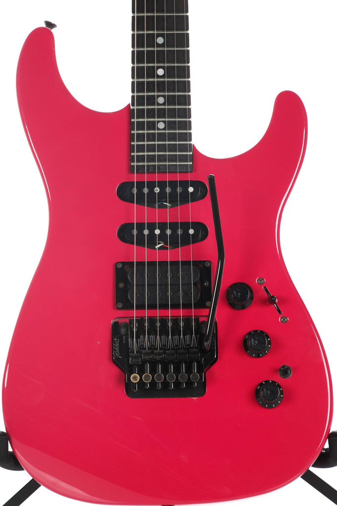 1989 Fender HM Heavy Metal Stratocaster Raspberry Made In USA