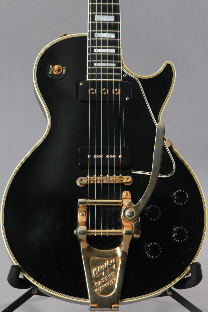 2009 Gibson Custom Shop Historic '54 Reissue Les Paul Custom Black Beauty With Bigsby