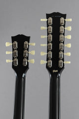 2008 Gibson Custom Shop EDS-1275 Sg Double Neck Electric Guitar Ebony Black