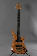 1995 Alembic Epic 5-String Bass Guitar Maple Quilt Top