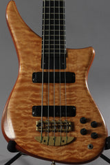 1995 Alembic Epic 5-String Bass Guitar Maple Quilt Top