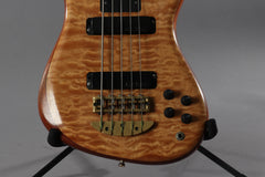 1995 Alembic Epic 5-String Bass Guitar Maple Quilt Top