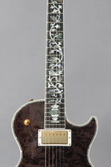 2018 Gibson Custom Shop Crimson Les Paul Ultima Burl Maple Top Trans Charcoal