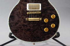 2018 Gibson Custom Shop Crimson Les Paul Ultima Burl Maple Top Trans Charcoal