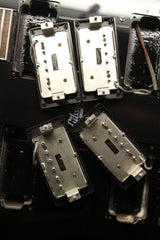 2008 Gibson Custom Shop EDS-1275 Sg Double Neck Electric Guitar Ebony Black