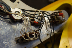 1988 Fender American Standard Stratocaster Graffiti Yellow ~Rare~