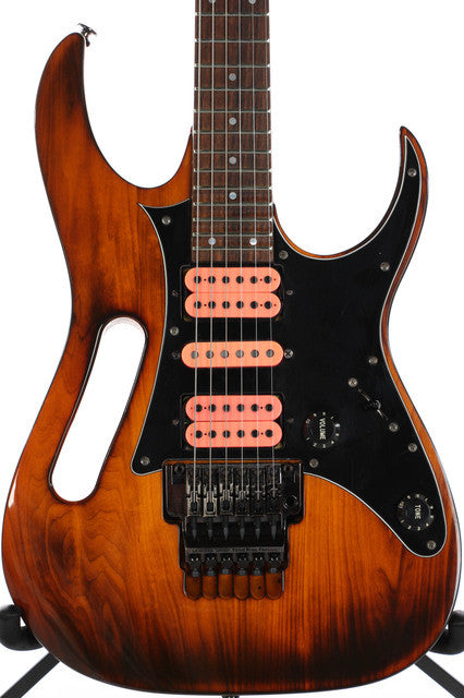 1989 Ibanez JEM7 RB Root Beer Electric Guitar
