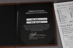 2016 Gibson Custom Shop Les Paul '60 G0 Ebony Over Pelham Blue Aged