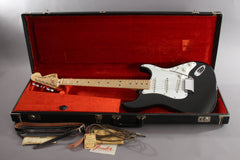 1974 Fender Stratocaster Custom Color Black ~Video Of Guitar~