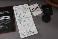 2016 Gibson Custom Shop Les Paul '60 G0 Ebony Over Pelham Blue Aged