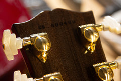 2018 Gibson Custom Shop Crimson Les Paul Ultima Burl Maple Top Trans Charcoal