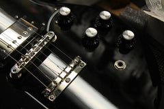 2008 Gibson Custom Shop EDS-1275 Sg Double Neck Electric Guitar Ebony Black