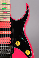 2017 Ibanez Jem 777 30th Anniversary Shocking Pink Electric Guitar -SUPER CLEAN-
