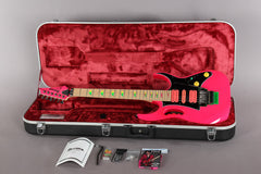 2017 Ibanez Jem 777 30th Anniversary Shocking Pink Electric Guitar -SUPER CLEAN-