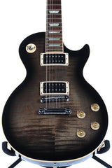 2011 Gibson Les Paul Classic Plus Tran Black Electric Guitar