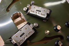 2018 Left Handed Gibson Memphis Limited Edition ES-339 VOS Olive Drab Green