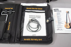 2017 Warwick Custom Shop Masterbuilt Thumb NT 4 String Limited Edition 35th Anniversary Bass