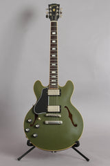 2018 Left Handed Gibson Memphis Limited Edition ES-339 VOS Olive Drab Green