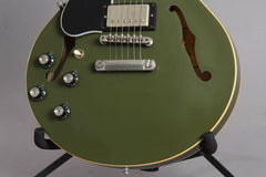 2018 Left Handed Gibson Memphis Limited Edition ES-339 VOS Olive Drab Green