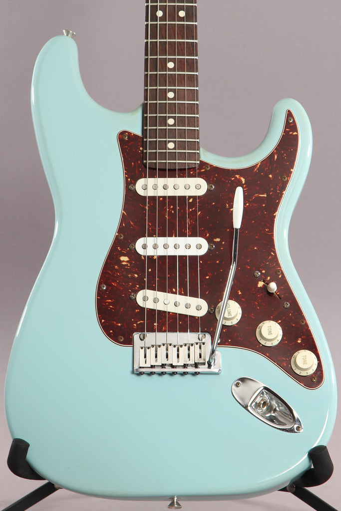 1996 Fender American Standard Stratocaster Daphne/Sonic Blue ~Rare~