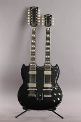 2015 Gibson Custom Shop EDS-1275 Sg Double Neck Electric Guitar Ebony