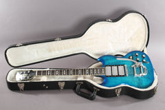 2013 Gibson Sg Deluxe Cobalt Blue Fade