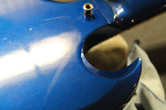 2013 Gibson Sg Deluxe Cobalt Blue Fade